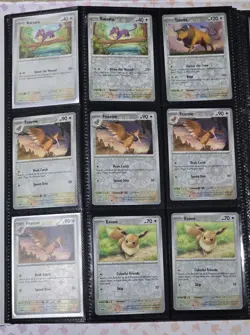 Pokemon 151 EX, Promo, Holo, Reverse Holo, Holo Energy Binder 324 Cards Bundle - Image 2
