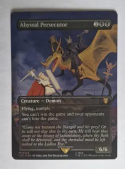 Abyssal Persecutor MTG LOTR Holiday Edition Silver Foil #0525 - Image 1