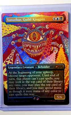 2024 MTG Magic the Gathering Secret Lair DnD Foil 1785 Xanathar Guild Kingpin LP - Image 1