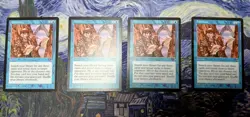 Intuition x4 Tempest MTG Blue Instant, English Regular Finish (1997) - Image 1