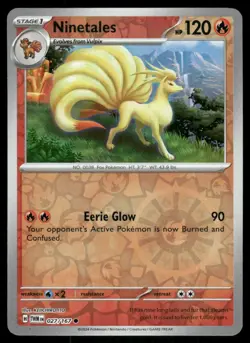 Ninetales 027/167 Common Twilight Masquerade Pokemon Reverse Holo Near Mint - Image 1