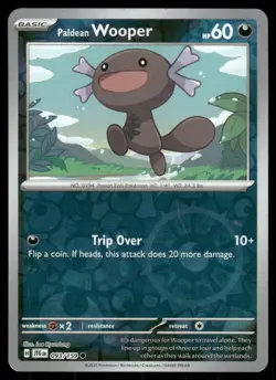 Paldean Wooper 093/159 Common Journey Together Pokemon Reverse Holo Near Mint - Image 1