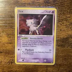 Pokemon TCG Mew 004/017 POP Series 4 Holo Rare 70 HP English Basic - Image 1