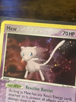 Pokemon TCG Mew 004/017 POP Series 4 Holo Rare 70 HP English Basic - Image 3