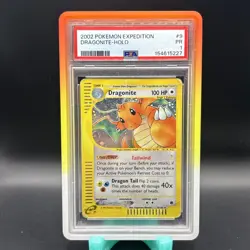 2002 Pokemon Expedition Dragonite - Holo. PSA 1 - Image 1