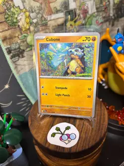 Pokemon TCG - Cubone (Regular) - Journey Together - 76/159 - Common - Image 1