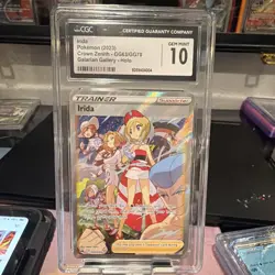 Pokemon Irida GG63/GG70 Crown Zenith Galarian Gallery UR Holo ENG CGC 10 2023 - Image 1