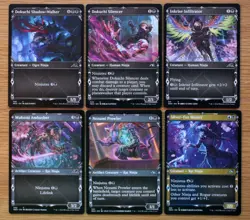 Set of 12 Kamigawa Ninja Showcase Creatures (Magic MTG) Silver-Fur Master - Image 2