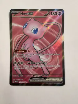 Mew EX 193/165 Ultra Rare Scarlet & Violet 151 Pokemon Card TCG NM - Image 1