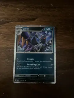 Pokemon Lokix Paradox Rift Holo Card 122/182 Cosmos Exclusive - Image 1