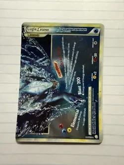 Lugia Legend (Bottom) 114/123 HeartGold SoulSilver Holo Pokemon Card - Image 1