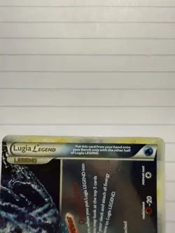 Lugia Legend (Bottom) 114/123 HeartGold SoulSilver Holo Pokemon Card - Image 2