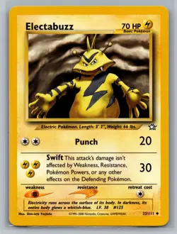 Electabuzz Neo Genesis #033/111 Uncommon Pokemon Card - Image 1