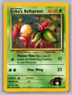 Erika's Bellsprout (75) Gym Heroes #075/132 Common Pokemon Card - Image 1