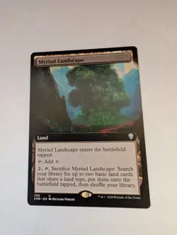 Myriad Landscape (Extended Art) Commander Legends Regular MTG - Image 1