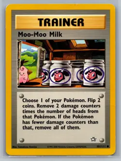 Moo-Moo Milk Neo Genesis #101/111 Common Pokemon Card - Image 1