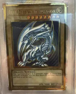 Yugioh Card 1st Ed. Blue Eyes White Dragon PSA 9, Maximum Gold MAGO-EN001, 2020 - Image 2