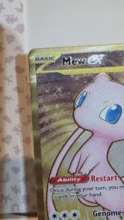 Mew ex 205/165 Scarlet & Violet 151 Metal Gold Pokemon Card TCG - Image 2