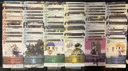 Final Fantasy TCG Beyond Destiny OPUS 21 XXI Complete Non Foil Set 124 Cards - Image 1