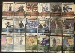 Final Fantasy TCG Beyond Destiny OPUS 21 XXI Complete Non Foil Set 124 Cards - Image 2