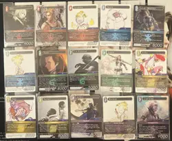 Final Fantasy TCG From Nightmares OPUS 19 XIX Complete Non Foil Set 128 Cards - Image 2