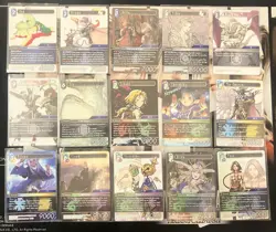Final Fantasy TCG From Nightmares OPUS 19 XIX Complete Non Foil Set 128 Cards - Image 3
