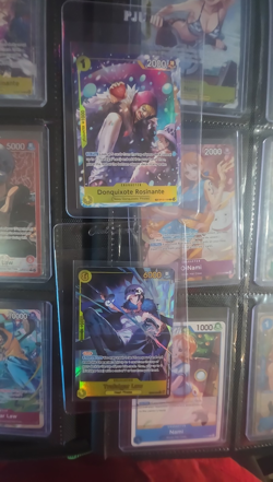Bandai One Piece Card Game Eb03 law alt art & Op14 Rosi n law tr - Image 1