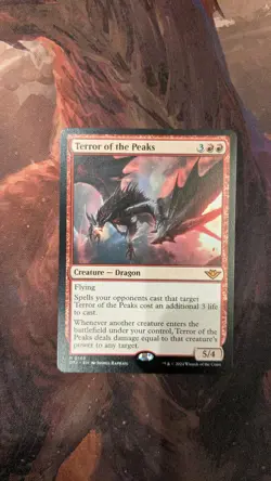 MTG Outlaws of Thunder Junction Terror of the Peaks Mythic 0149 NM Magic - Image 1