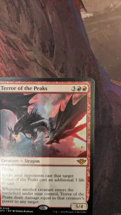 MTG Outlaws of Thunder Junction Terror of the Peaks Mythic 0149 NM Magic - Image 5