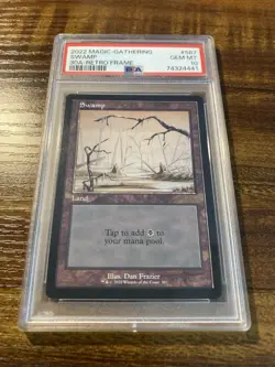MTG✨SWAMP Retro Frame✨30th Anniversary Edition PSA 10 Land 2022 DAN FRAZIER Art - Image 5