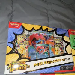 Pokemon TCG Mega Evolution Ascended Heroes 3 Box Lot Feraligatr/Meganium - Image 4