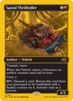 Gastal Thrillroller (First-Place Foil) [Aetherdrift] Magic MTG - Image 1