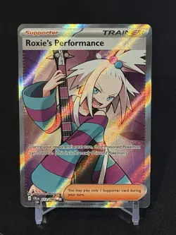 Pokemon ME04: Chaos Rising Roxie's Performance 112/086 Ultra Rare Holo - Image 1