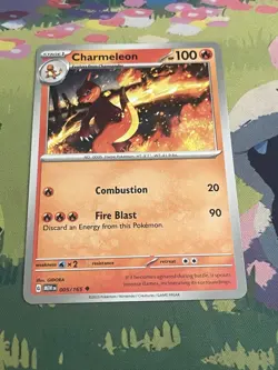 Pokemon Charmeleon 5/165 Scarlet & Violet 151 - Common-NM - Image 1