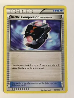 Pokemon TCG Phantom Forces Battle Compressor 92/119 Moderately Played - Image 1