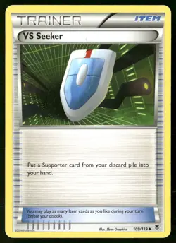 VS Seeker 109/119 Uncommon Phantom Forces Pokemon Heavily Played - Image 1