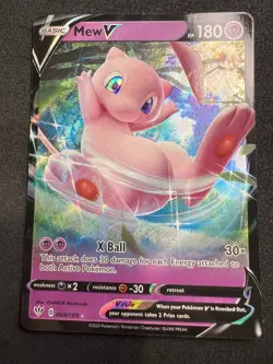Mew V 69/189 Rare V Darkness Ablaze Pokemon Holo 2020 - Image 1