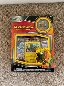 POKEMON TCG - TAPU KOKO Pin Collection Box - NEW SEALED - Image 2