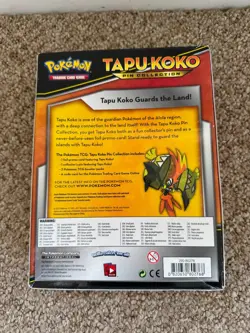 POKEMON TCG - TAPU KOKO Pin Collection Box - NEW SEALED - Image 3