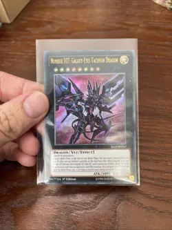 Yu-Gi-Oh! TCG Number 107: Galaxy-Eyes Tachyon Dragon BLLR-EN067 Ultra Rare 1st … - Image 1