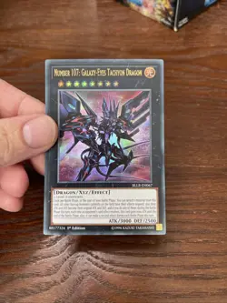 Yu-Gi-Oh! TCG Number 107: Galaxy-Eyes Tachyon Dragon BLLR-EN067 Ultra Rare 1st … - Image 2