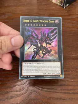 Yu-Gi-Oh! TCG Number 107: Galaxy-Eyes Tachyon Dragon BLLR-EN067 Ultra Rare 1st … - Image 4