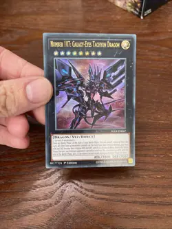 Yu-Gi-Oh! TCG Number 107: Galaxy-Eyes Tachyon Dragon BLLR-EN067 Ultra Rare 1st … - Image 5