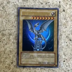 Konami Yu-Gi-Oh! TCG Blue-Eyes White Dragon YAP1-EN001 Ultra Rare Holo - Image 1