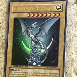Konami Yu-Gi-Oh! TCG Blue-Eyes White Dragon YAP1-EN001 Ultra Rare Holo - Image 4