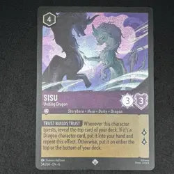 Disney Lorcana - Azurite Sea - Sisu - Uniting Dragon - 54/204 - Cold Foil - Image 1