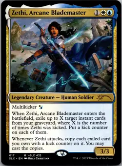 Zethi, Arcane Blademaster 17 Rare SLX Cards Magic: The Gathering Lightly Played - Image 1