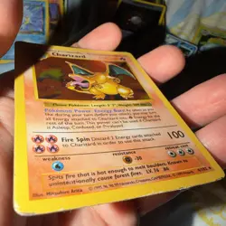 Shadowless Charizard 4/102 Base Set Holo Rare Pokemon Card - Image 3