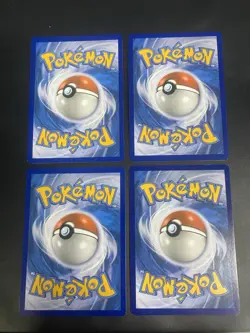 4x Playset 2019 POKEMON UNBROKEN BONDS RED'S CHALLENGE 184/214 HOLO x4 Four Card - Image 2
