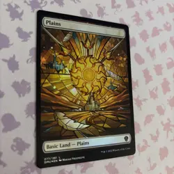 MTG Plains Dominaria United 277/281 SHOWCASE FOIL Land, Pack Fresh! - Image 2
